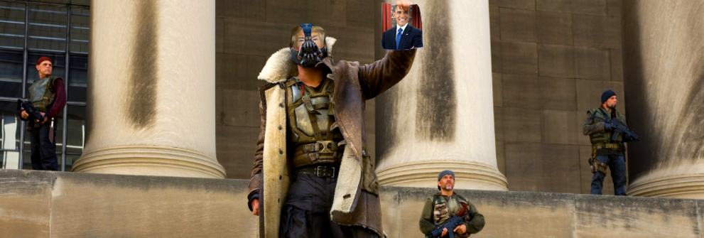 Trump Channelled Super Villain, Bane, For His Inauguration Speech. Obviously…