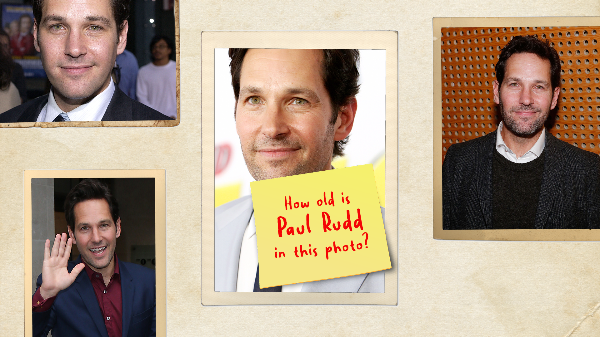QUIZ: How Old Is Paul Rudd In This Photo?