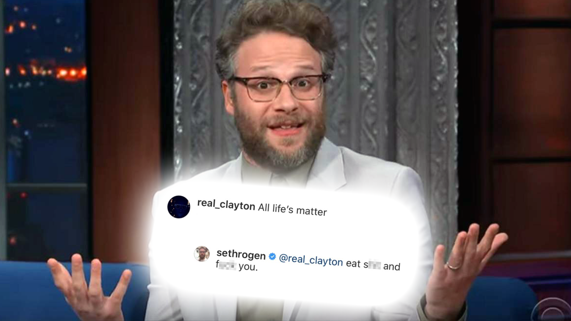 Seth Rogen Confronts Racists  Who Disagree With His Black Lives Matter Post