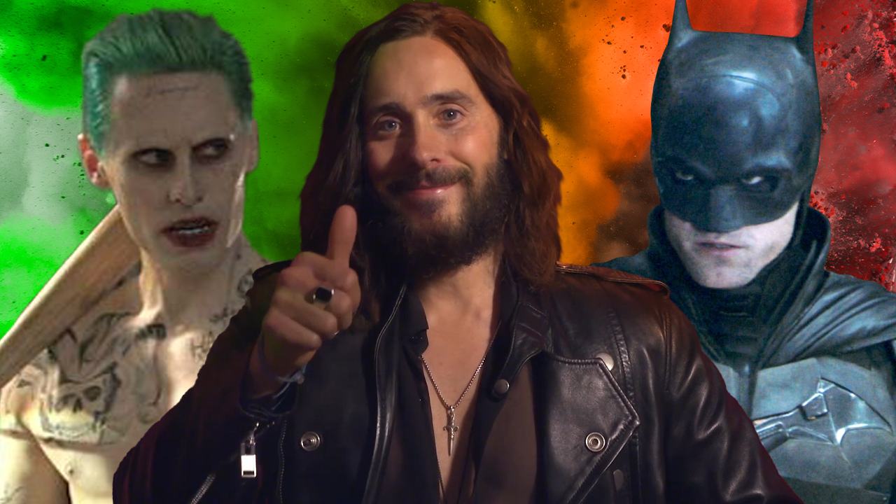 Jared Leto Toys With His Joker Fighting Robert Pattinson’s Batman