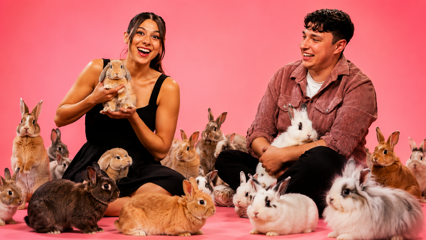 Kira Kosarin Talks The Thundermans While Playing with the Cutest Co-Stars Ever… Rabbits