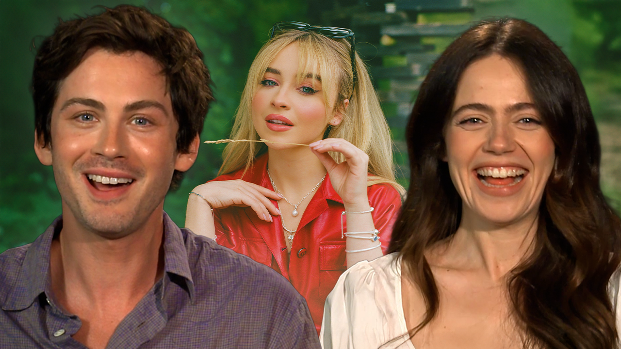 Logan Lerman & Molly Gordon Say Sabrina Carpenter Was Their On-Set Obsession