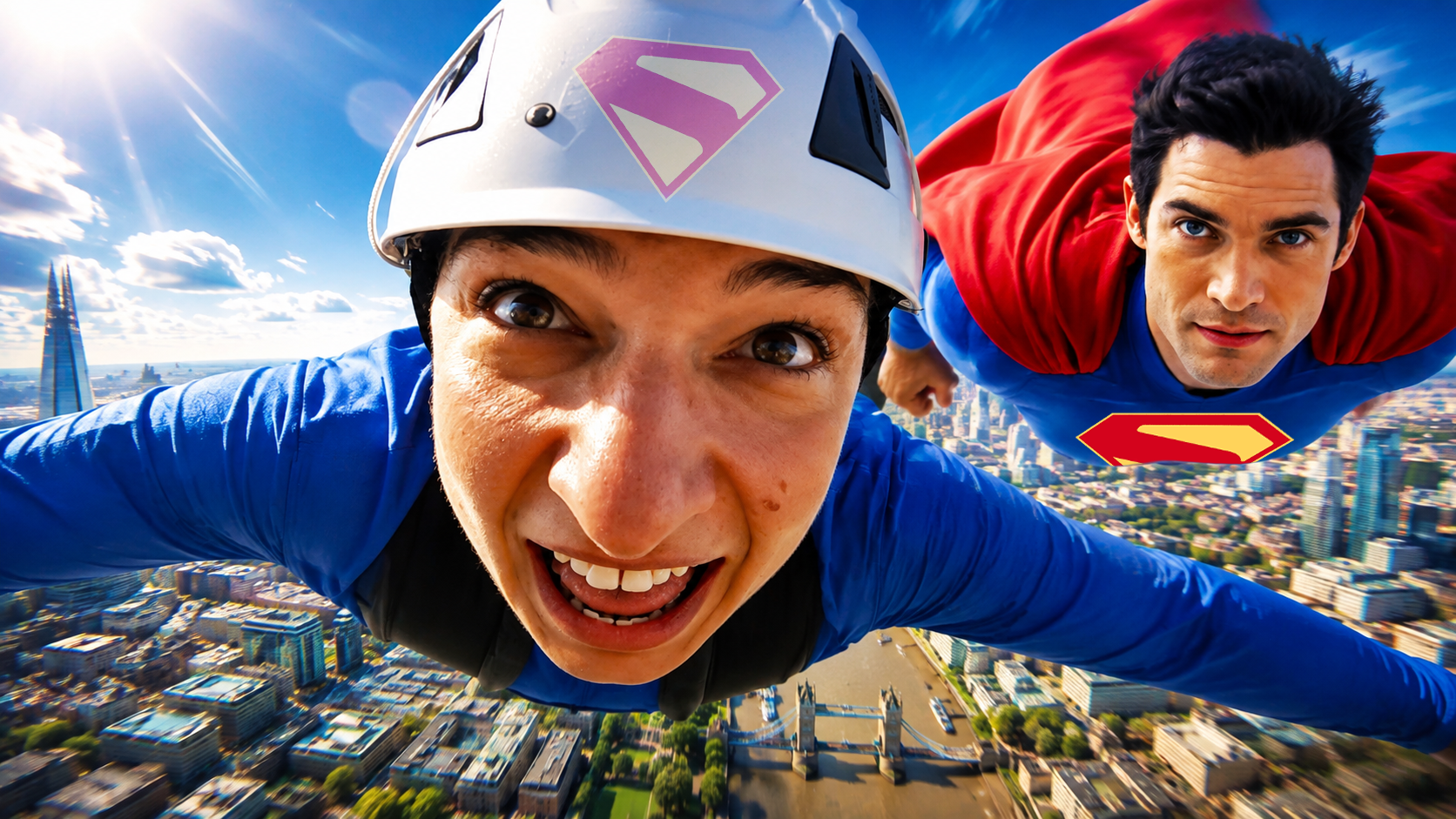 I Flew 235 Metres Over London in a Superman Zip Wire