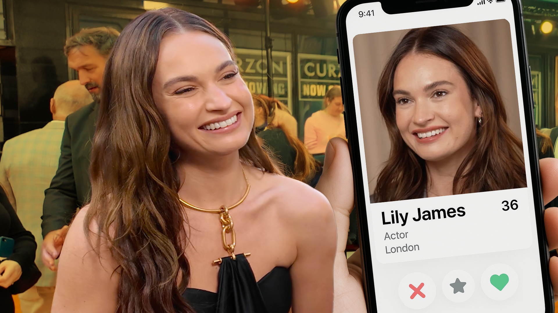 Lily James’ Dream Dating App: No Ghosting, Star Signs Mandatory