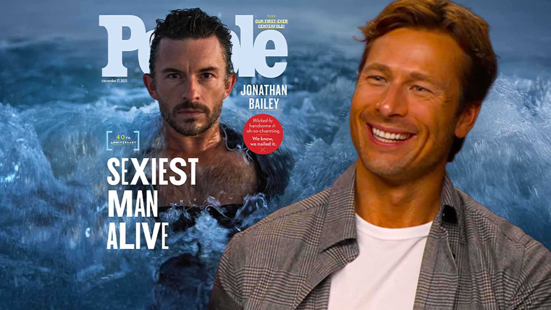 Glen Powell Reacts to Losing PEOPLE’s Sexiest Man Alive to Jonathan Bailey